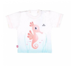 T-shirt dziecięcy Ewa Klucze Summer Time ecru 80