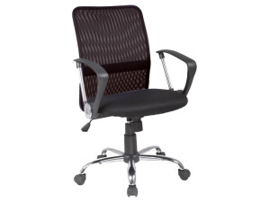 Fotel obrotowy Q-078 czarny biurowy