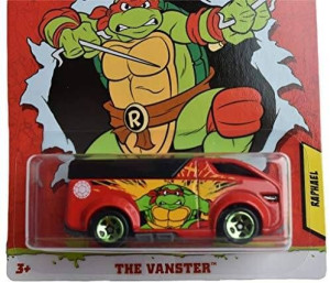 HOT WHEELS WOJOWNICZE ŻÓŁWIE NINJA AUTKO AUTO Raphael The Vanster