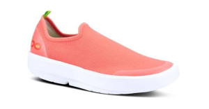 OOFOS Buty regeneracyjne OOmg eeZee LOW White/Orange