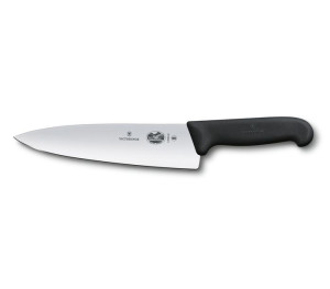 Victorinox nóż Szefa Kuchni,  do porcjowania, ostrze gładkie, 20 cm, Fibrox
