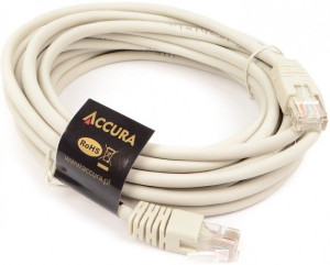 Kabel sieciowy Accura Premium 5.0m szary