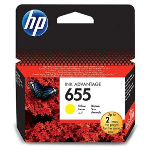 Tusz HP 655 CZ112AE 600 str. Yellow