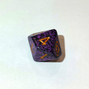 Kostka K10 Fioletowa 10-ścienna kość rpg MtG Huragan