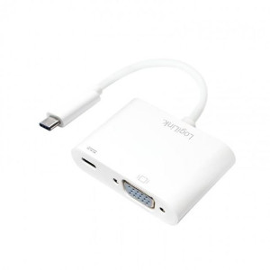 Przewód kabel LogiLink USB-C - VGA