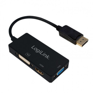 Przejściówka LogiLink DisplayPort - DVI/HDMI/VGA
