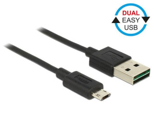Kabel Delock micro USB 1.0m czarny