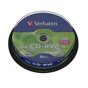 Płyty CD-RW Verbatim 10szt