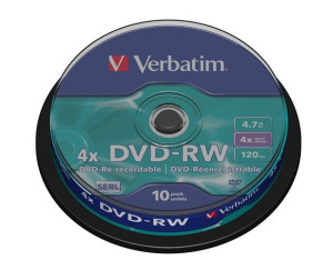 Płyty DVD-RW Verbatim 10szt