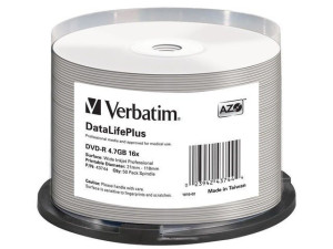 DVD-R Verbatim AZO DL+ 50szt