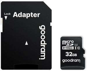 Karta pamięci GOODRAM 32GB MicroSDHC C10