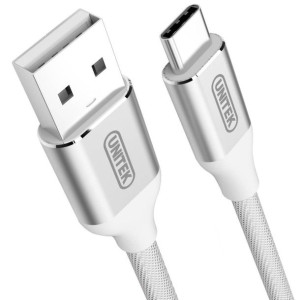 Unitek USB-C 1.0m srebrny