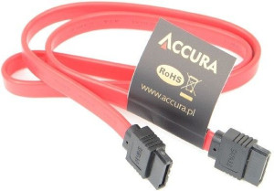 Accura Premium SATA III 0.5m metalowe zatrzaski