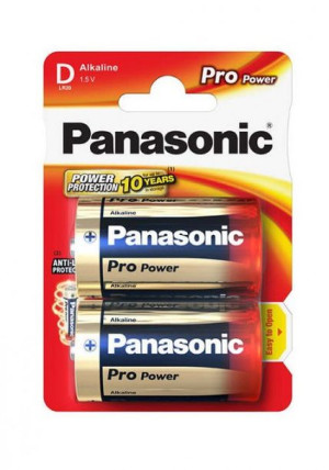 Baterie alkaliczne D (LR20) 1.5V Panasonic 2 szt.