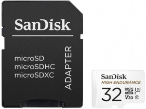 Karta microSD SanDisk High Endurance 32GB +Adapter