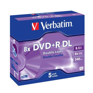 Płyty DVD+R Verbatim DL 8.5GB Box - 5szt.