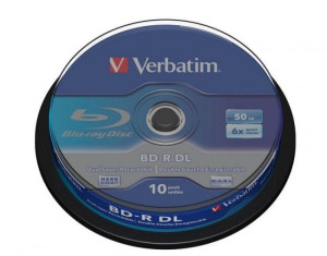 Płyty BD-R Verbatim Cake 50GB - 10szt.