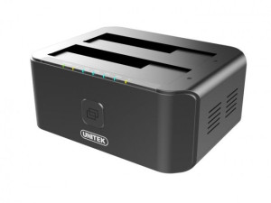 Stacja dokująca dla dysku Unitek 2xHDD/SSD czarna