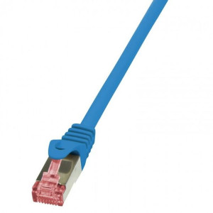 Kabel RJ45 cat 6 LogiLink 0.25m niebieski