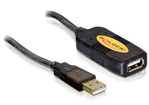 Przedłużacz USB 10.0m czarny Delock