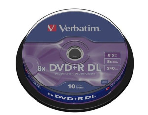 Płyty DVD+R Verbatim DL10szt