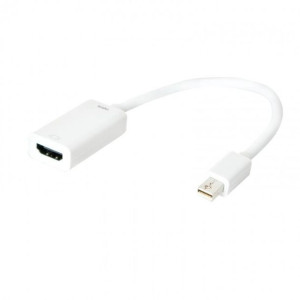 Adapter HDMI - DisplayPort LogiLink 15 cm biały