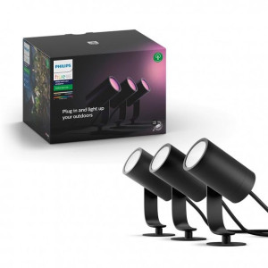 Reflektor Philips Hue 3x Lily spot 8W (50W) RGB