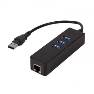 HUB USB 3.0 - Gigabit RJ-45 LogiLink