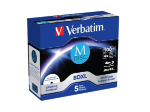 Płyty BD-R Verbatim M-DISC Printable 100GB 5 szt.