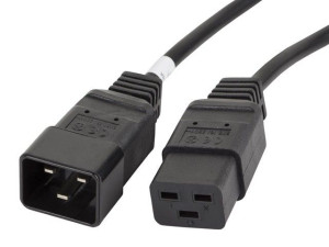 Kabel przewód zasilający C19 - C20 1.8m Lanberg