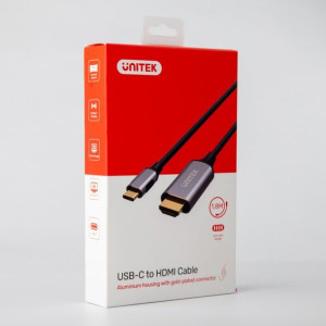 Kabel przewód USB-C - HDMI 180cm Unitek