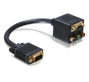 Adapter przejściówka Delock VGA