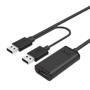 Unitek USB 20.0m czarny