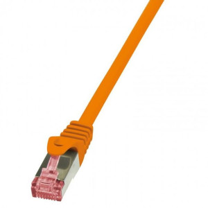 Kabel sieciowy RJ45 LogiLink 0.25m pomarańczowy
