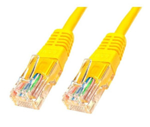 Kabel sieciowy Gembird 1.0m żółty