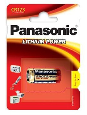 Bateria Panasonic CR123 3V 1400 mAh