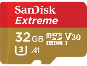 SanDisk microSDHC 32GB Extreme U3 V30 UHS-I A1 100