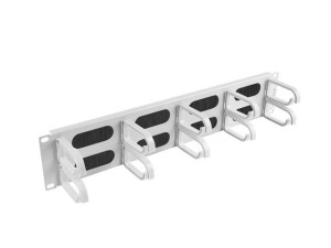 Lanberg Organizer Kabli 19'' 2U typ B szary