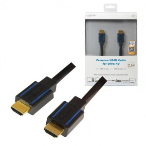 Kabel przewód HDMI Ultra HD 7.5m LogiLink