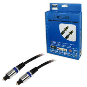 Przewód kabel optyczny audio LogiLink Toslink 1.5m