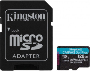 Kingston microSDXC Canvas Go Plus 128GB 170R A2 U3