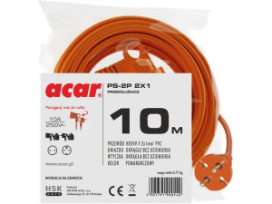 Przedłużacz Acar PS-2P 2x1 10m