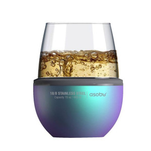 Rękaw termiczny ze szklanką  Asobu Insulated Wine Kuzie - unicorn