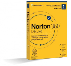 Norton 360 Deluxe BOX PL 5 -device licencja na rok