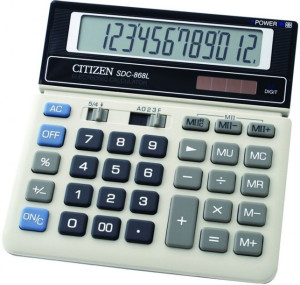 Kalkulator biurowy CITIZEN SDC868L biały