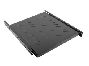 Lanberg Wysuwana półka do szaf 19'' 800mm 1U czarn
