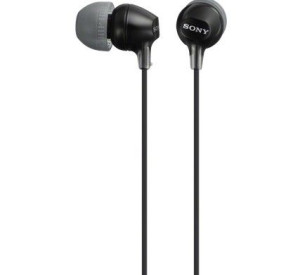 Słuchawki dokanałowe Sony MDR-EX15LP Czarne