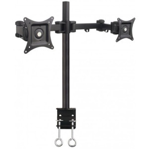 Techly Uchwyt biurkowy do LCD 2 monitowy