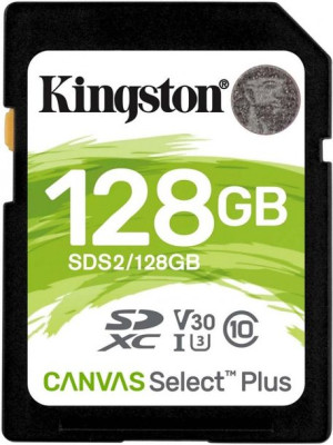Kingston SDXC Canvas Select Plus 128GB 100R Class