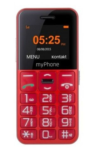Telefon myPhone Halo Easy Radio SOS czerwony